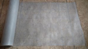 Roll of landscape fabric