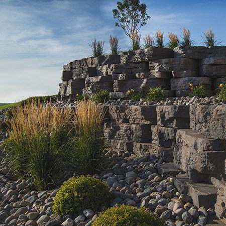 Outcropping Retaining Wall